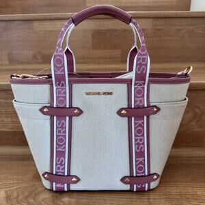 MICHAEL Michael Kors Maeve Logo Small Convertible Tote In Rose